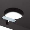 Wood Black Tray Signum With Star Kettle